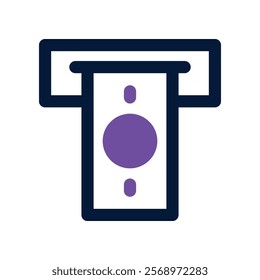 withdraw icon. vector dual tone icon for your website, mobile, presentation, and logo design.