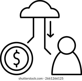 retire el intercambio de dinero, criptomoneda en la nube, efectivo, Vector, interfaz de usuario, financiero, bancario, logotipo, Lineart, flujo, diseño, dinero, intercambio, moneda, negocios, inversión,
