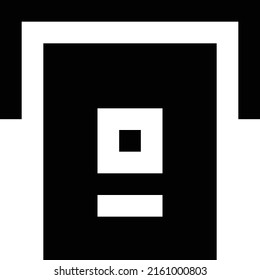 ziehen Sie Vektorgrafik auf transparentem Hintergrund zurück. Hochwertige Symbole. Glyphen Vektorsymbole für Konzept und Grafikdesign. 

