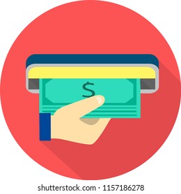 Withdrawal Icon Design