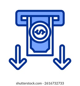 Withdrawal Icon Element For Design