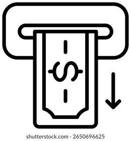 Icon-Element zum Zurückziehen für Design
