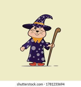 Wither Character for hallowen or other decoration design, funny and cute character

