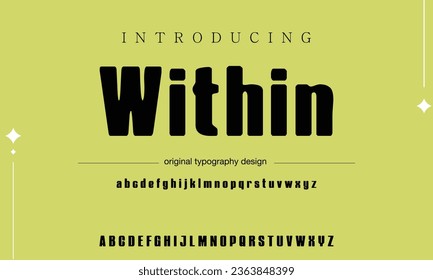 Within Sport Modern Italic Alphabet Font. Typography urban style fonts for technology, digital, movie logo design. vector illustration