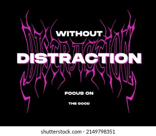 Without distraction focus on the good metal band inspired t shirt print design