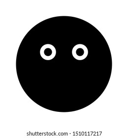 without expression expression icon with glyph style and 64 px base. Suitable for website design, logo, app and ui.