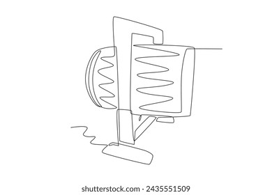 Without a leather covering this tool is just an empty cylinder or barrel. Mosque drum one-line drawing