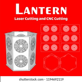 Without Using Glue.. Cut Out Template For Lamp, Candle Holder, Lantern Or Chandelier (plywood 3 Mm). Shadow Box With Oriental Geometric Design. Scheme Is Suitable For A Laser Cutting Or Printing.