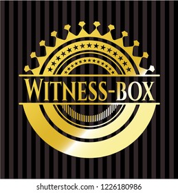 Witness-box shiny badge