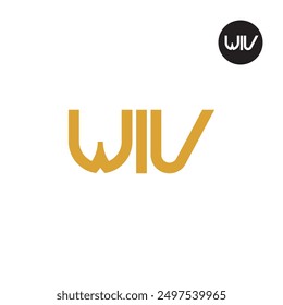 WIV Logo Letter Monogram Design
