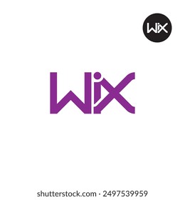 WIX Logo Letter Monogram Design