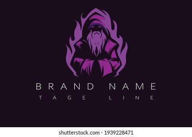 Wizard bring magic game logo . Wizard Card logo. Wizard Team e-Sport Logo