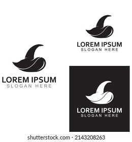 Wizard cap logo .By using vector design concept.