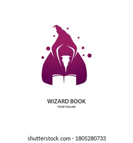 Wizard character illustration vector design