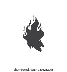 Wizard character illustration vector design