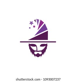 Wizard Character Logo Template. V1. Cool Logo For Your Company.