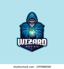 Wizard E Sport Logo Mascot