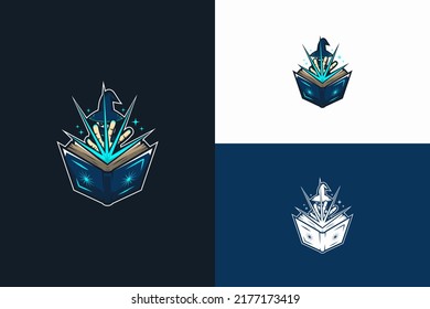 wizard esport logo mascot design