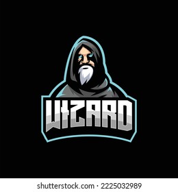 Wizard Esport Mascot Designs illustration