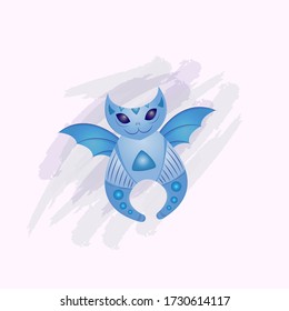 wizard fairy, performer of wishes vector illustration