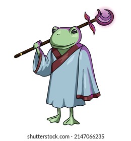 Wizard Frog Color Stroke