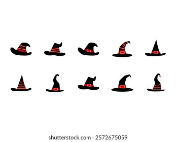 Wizard Halloween Hat Element Set