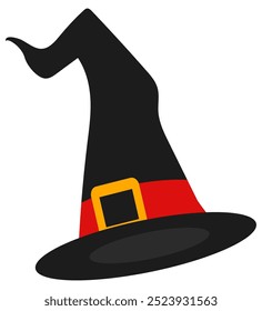 Wizard hat icon isolated on white background.