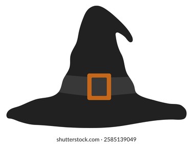 Wizard hat icon isolated on white background.