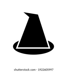 wizard hat icon or logo isolated sign symbol vector illustration - high quality black style vector icons
