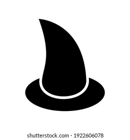 wizard hat icon or logo isolated sign symbol vector illustration - high quality black style vector icons
