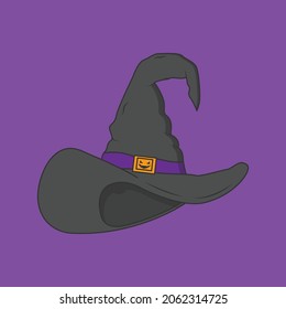 wizard hat icon or logo isolated sign symbol vector illustration - high quality black style vector icons - halloween hat