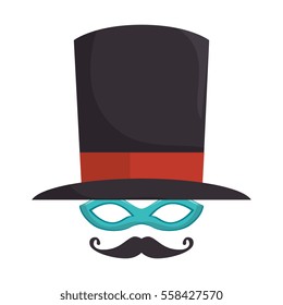 Wizard hat isolated icon