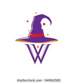 Wizard Hat Logo Sign Symbol Icon