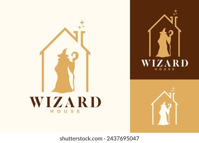 Wizard Hat Person Magician Magic Fantasy Vector Design