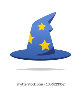 Wizard hat vector isolated illustration