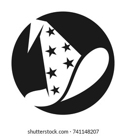 wizard hat vector logo