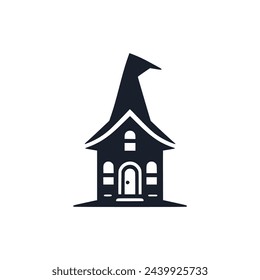 Wizard House Immobilien Logo Vektor Illustration Template Design