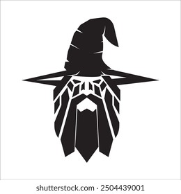 WIZARD ICON VECTOR ILLUSTRATION SYMBOL DESIGN