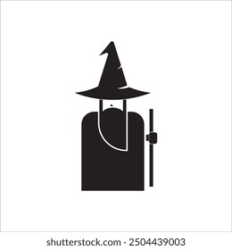 WIZARD ICON VECTOR ILLUSTRATION SYMBOL DESIGN