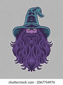 Ilustración del asistente usando un sombrero