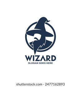 Wizard logo design in vector