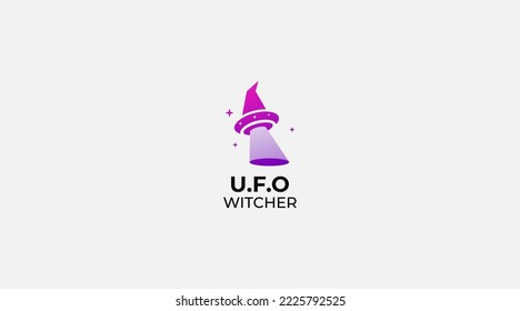 Wizard Logo Design Witcher vector illustration