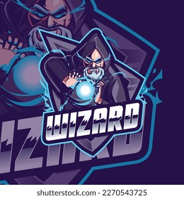 wizard logo gaming - vector file