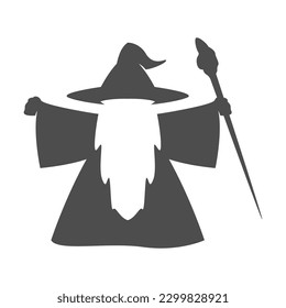 Wizard logo icon design illustration