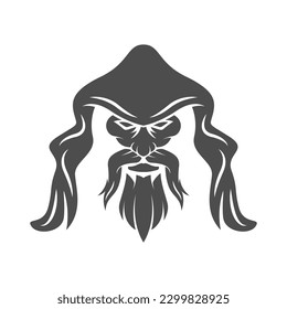 Wizard logo icon design illustration