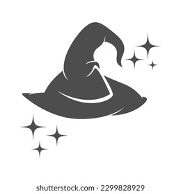 Wizard logo icon design illustration