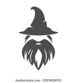 Wizard logo icon design illustration