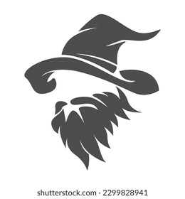 Wizard logo icon design illustration