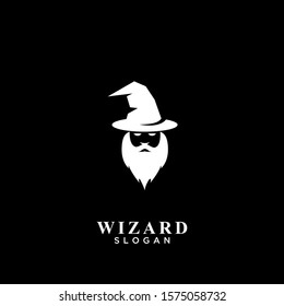 wizard logo icon design vector illustration