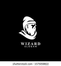 wizard logo icon design vector illustration